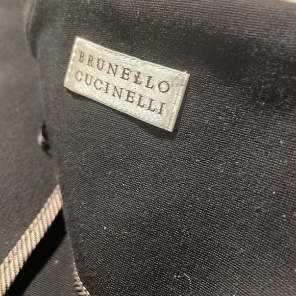 Brunello Cucinelli Black Ruched Slightly Pencil Angled Controlled MIDI Skirt - Picture 3 of 11